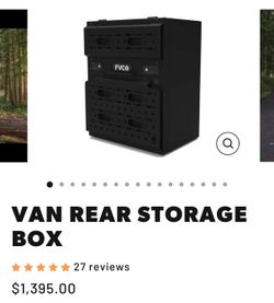 Camper Van Rear Storage FVCO