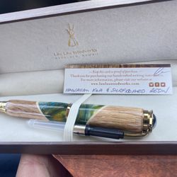 Lau Lau Woodworks Hawaiian Koa Fountain Pen with Box