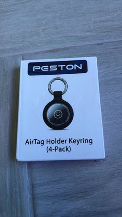 Peston AirTag Holder Keyring 4-Pack