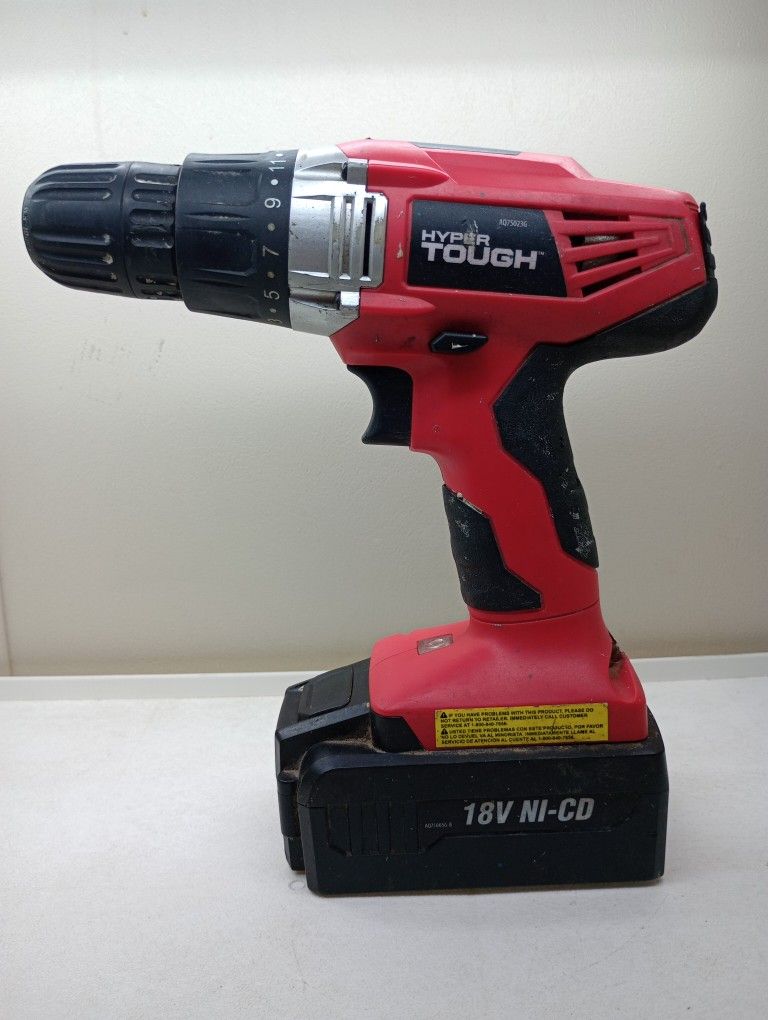 Hyper Tough AQ75023G 18V Cordless Drill