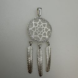 925 Sterling Silver Pendant High Quality Dream Catcher Dije Atrapa Sueños 