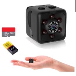 Brand: PAISLEYS PAISLEYS Mini Camera with 32G Memory Card nowifi Needed Video Recording, Small Dog Camera Cam Baby Monitor Home Security Brand New. Ne