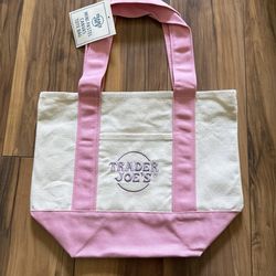Trader Joe’s Pink Mini Canvas Bag