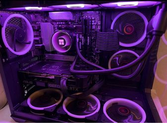 gaming pc + monitor
