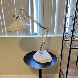 Vintage Mid Century Work Desk Lamp Heavy Duty Shop Light Adjustable 