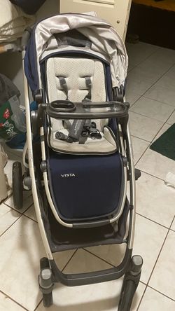 UPPAbaby Vista + Mesa Max Full Travel System – Stroller, Car Seat, Base, Tray & More