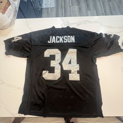 Bo Jackson Raiders Jersey 1990 Throwback 