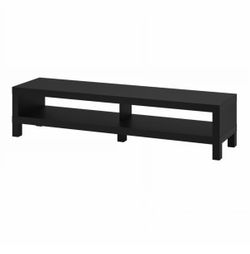 IKEA LACK TV stand in black-brown