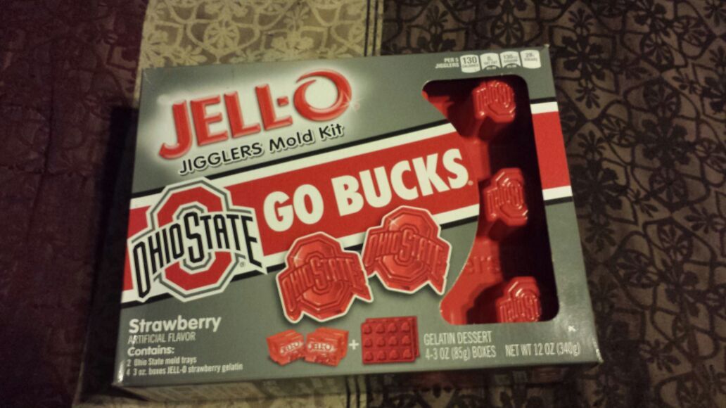 Ohio State Buckeye Jello Mold Kit