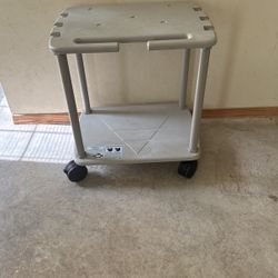 MEDICAL  2- Tier Rolling Multi-Purpose Cart (4) Wheel