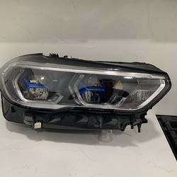 BMW X5 G05/ X6 G06 PRE LCI ORIGINAL RIGHT LASER HEADLIGHT HOUSING LASER ( NO MODULES ) 2019-2023