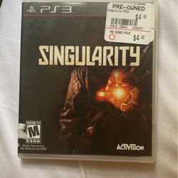 (Pre-Owned) PS3 Singularity