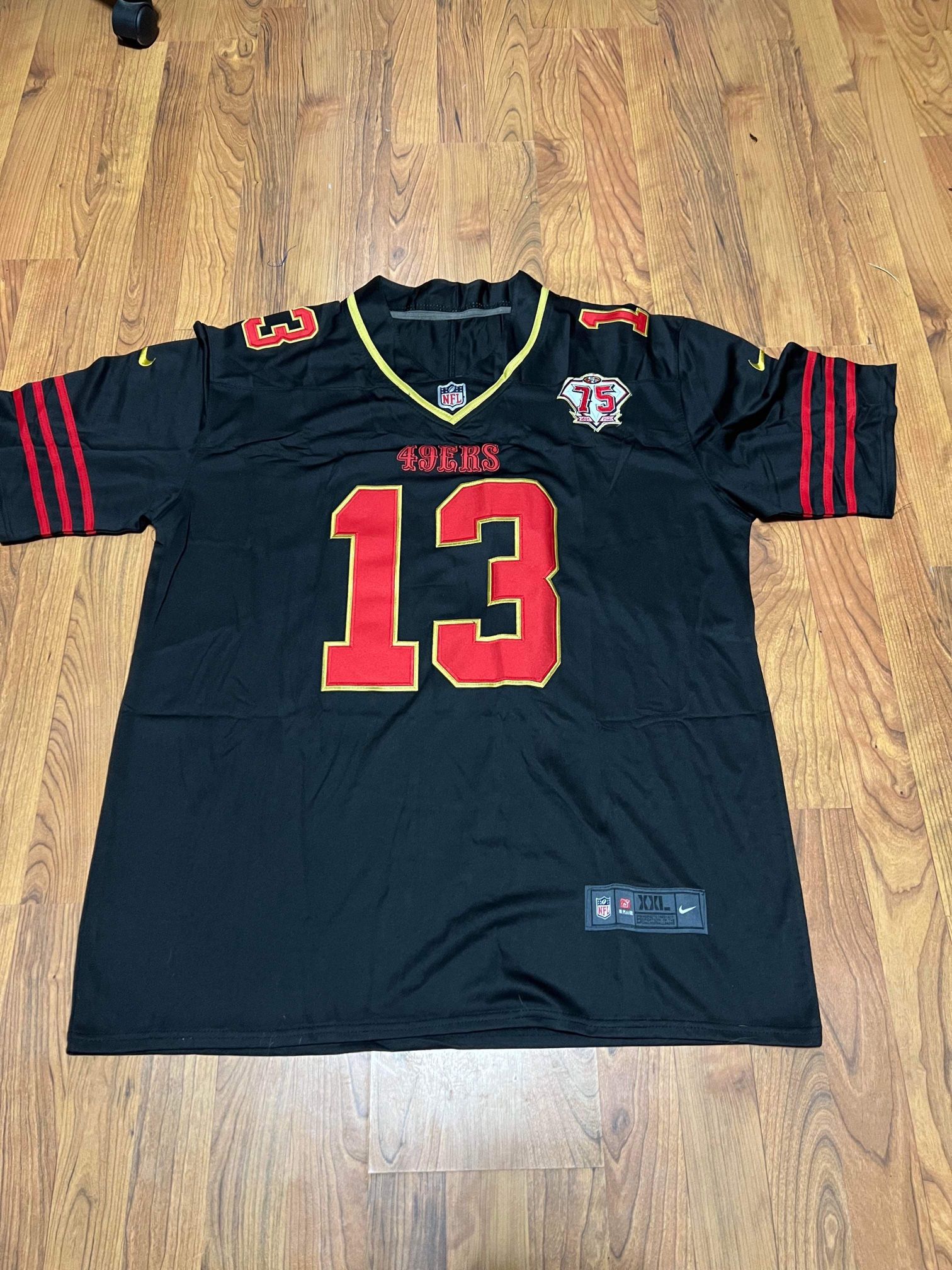 San Francisco 49ers Custom Black And Gold Brock Purdy Jerseys