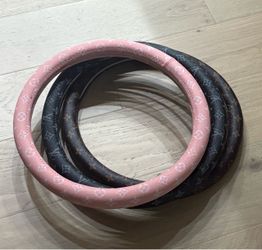 Designer Leather Steering Wheel Covers
