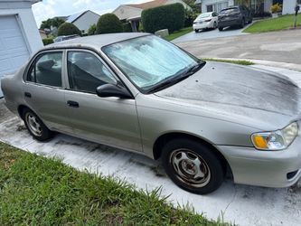 Toyota Corolla Silver 4-Door Sedan