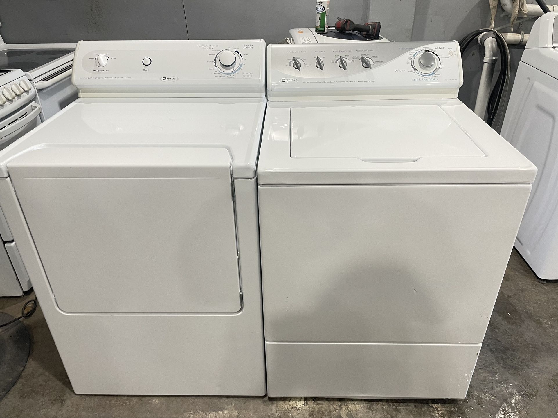 Maytag Set Washer And Dryer Electric 