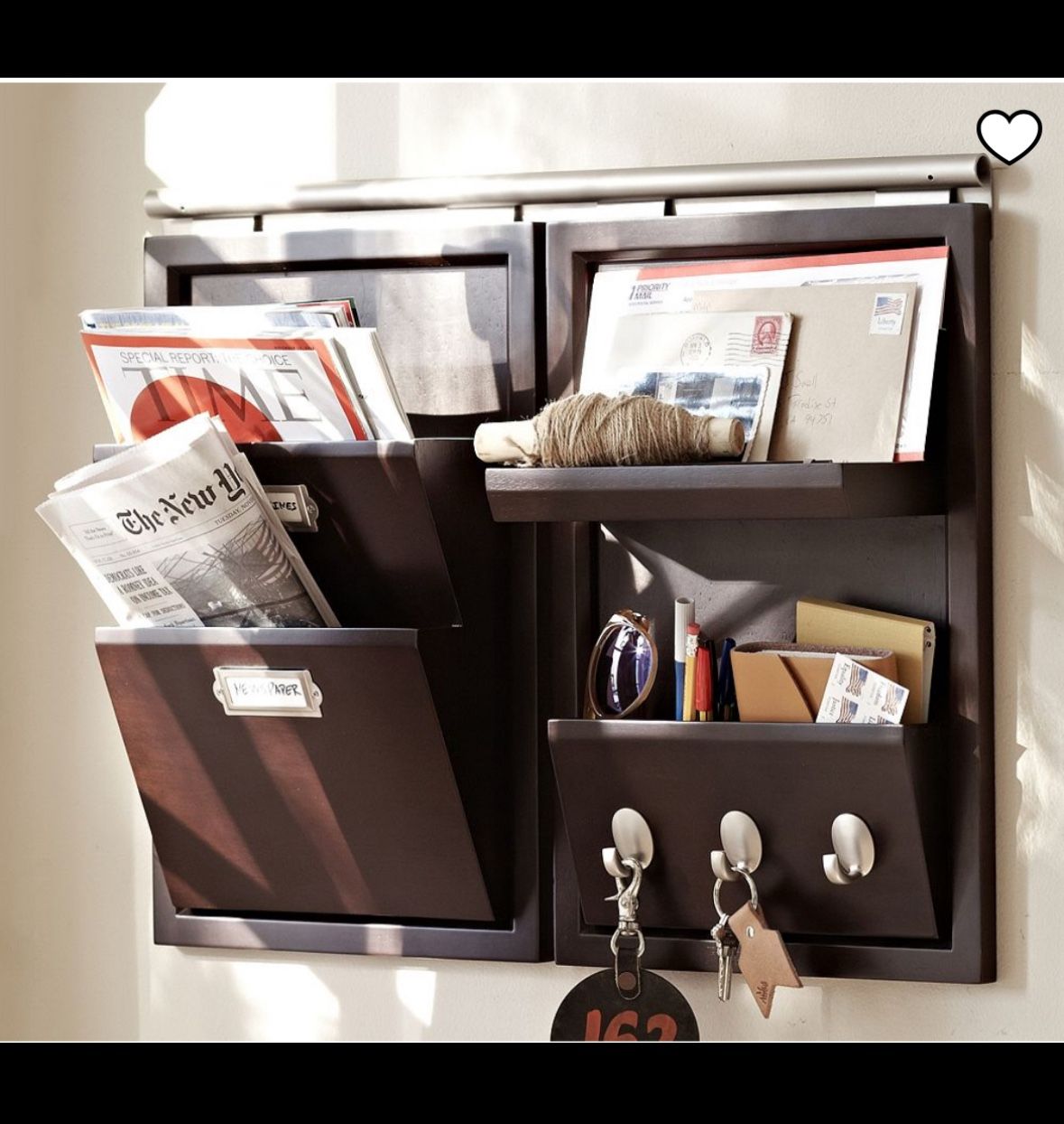Pottery Barn - Daily Organization System - Hanging Letter Bin 
