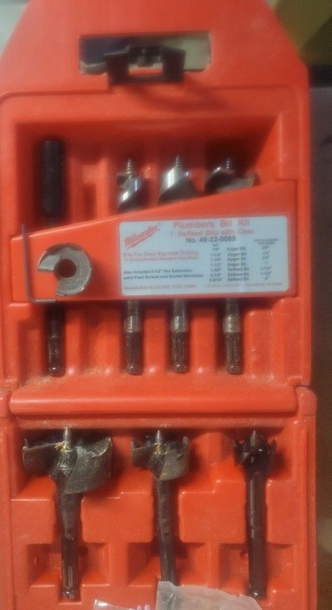 Milwaukee Self Feed Bit Kit