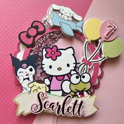 Sanrio And Friends Shaker Cake Topper