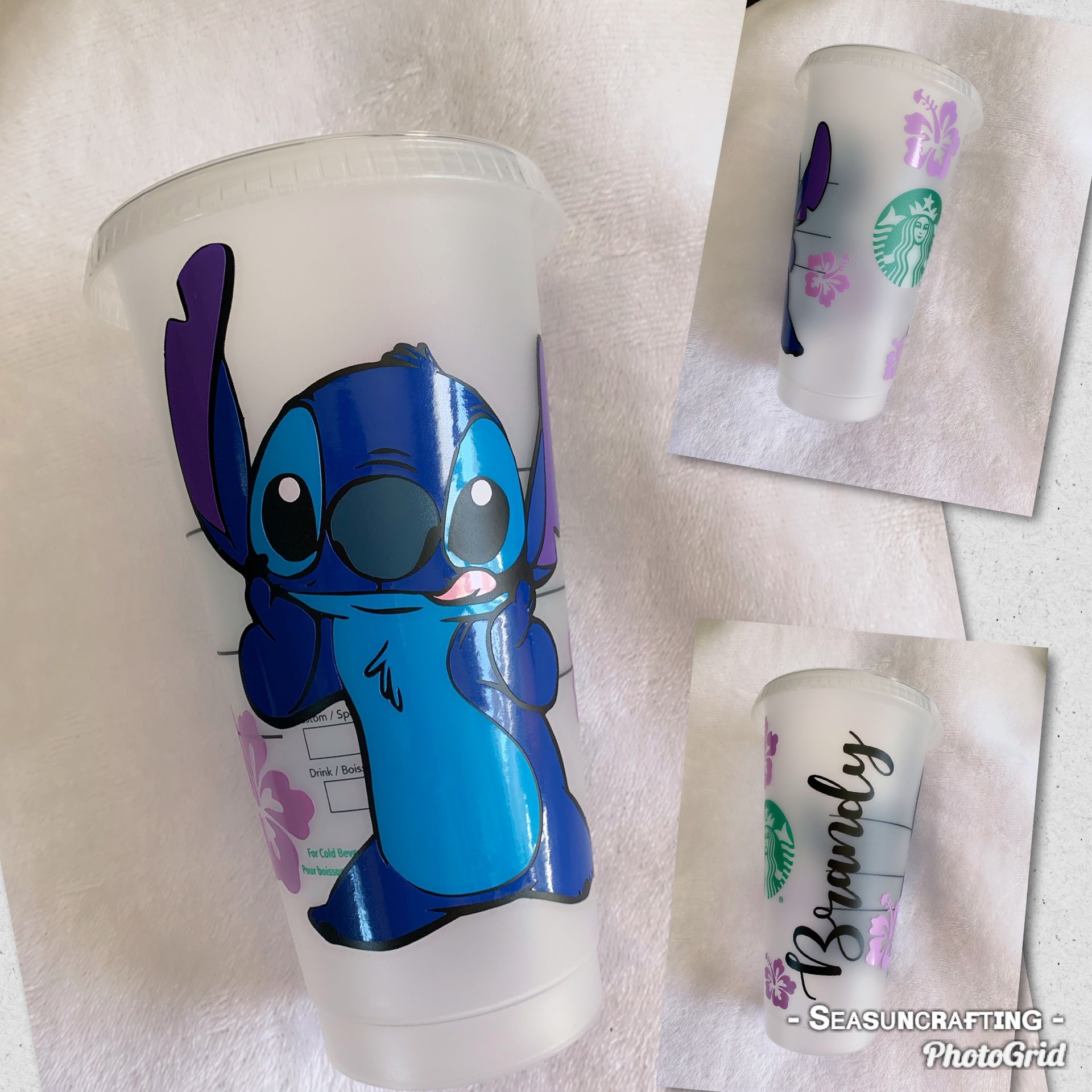 Stitch, Lilo and Stitch, Disney, custom made, Starbucks cup