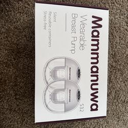 Brand New Mammanuwa S32 Wearable Breast Pump - Sealed In Box!