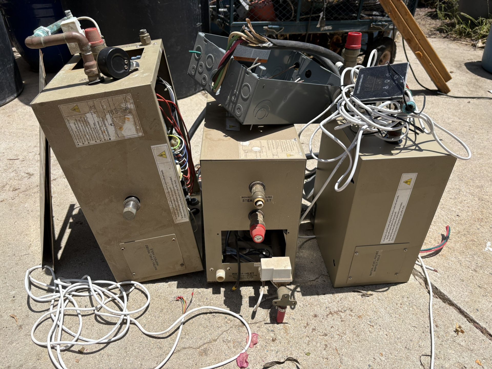 Three Steam Generators, Several Work Other Good For Parts