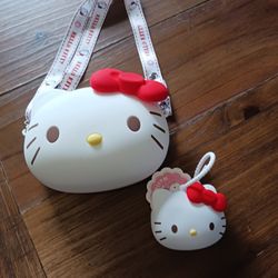 Hello Kitty Purse And Coin Purse
