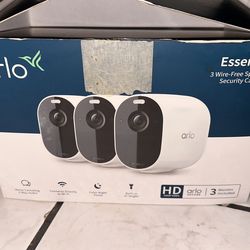 Arlo Essential Spotlight Camera - 3 Pack