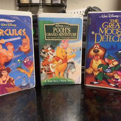 Vintage Bundle Disney VHS Tapes