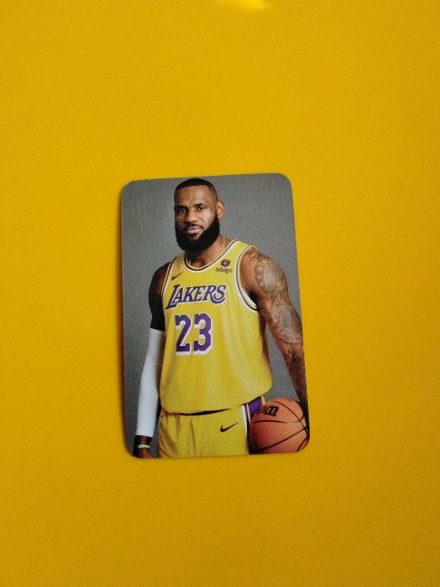 LEBRON JAMES Card Lebron James Basketball Card LOMO Los Angeles Lakers NBA