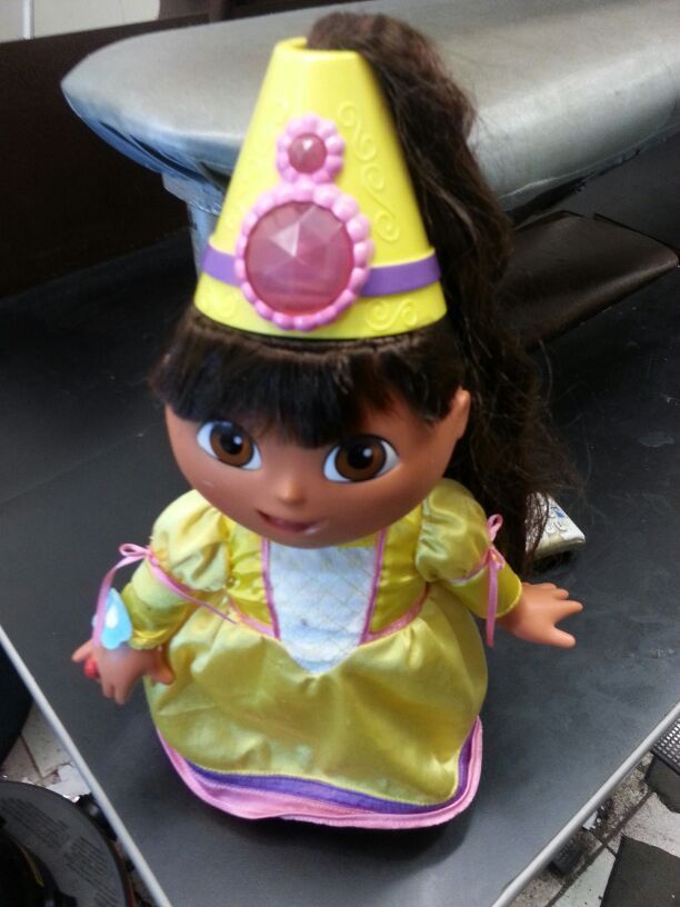 Musical dora hair grows