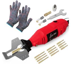 Electric Chainsaw Sharpening Kit 110V/180W, High-Speed Chainsaw Sharpening Tool, Includes 5-Speed Chainsaw Chain Sharpener with 3 Sizes Diamond Sharpe