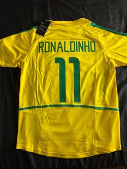 Large Nike Ronaldinho #11 Brazil Soccer Jersey