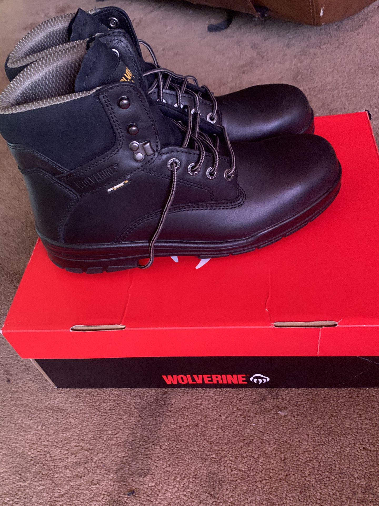 Wolverine Durashock Steel Toe Work Boot Size 10 1/2 Brand New!!!