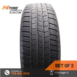 Set of 2 Used  9/32    235/65R18  106T  Michelin  X LT A/S