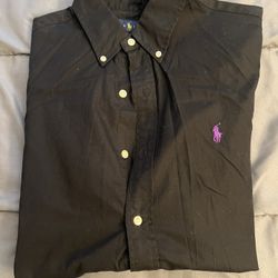 Ralph Lauren Black Shirt Medium 