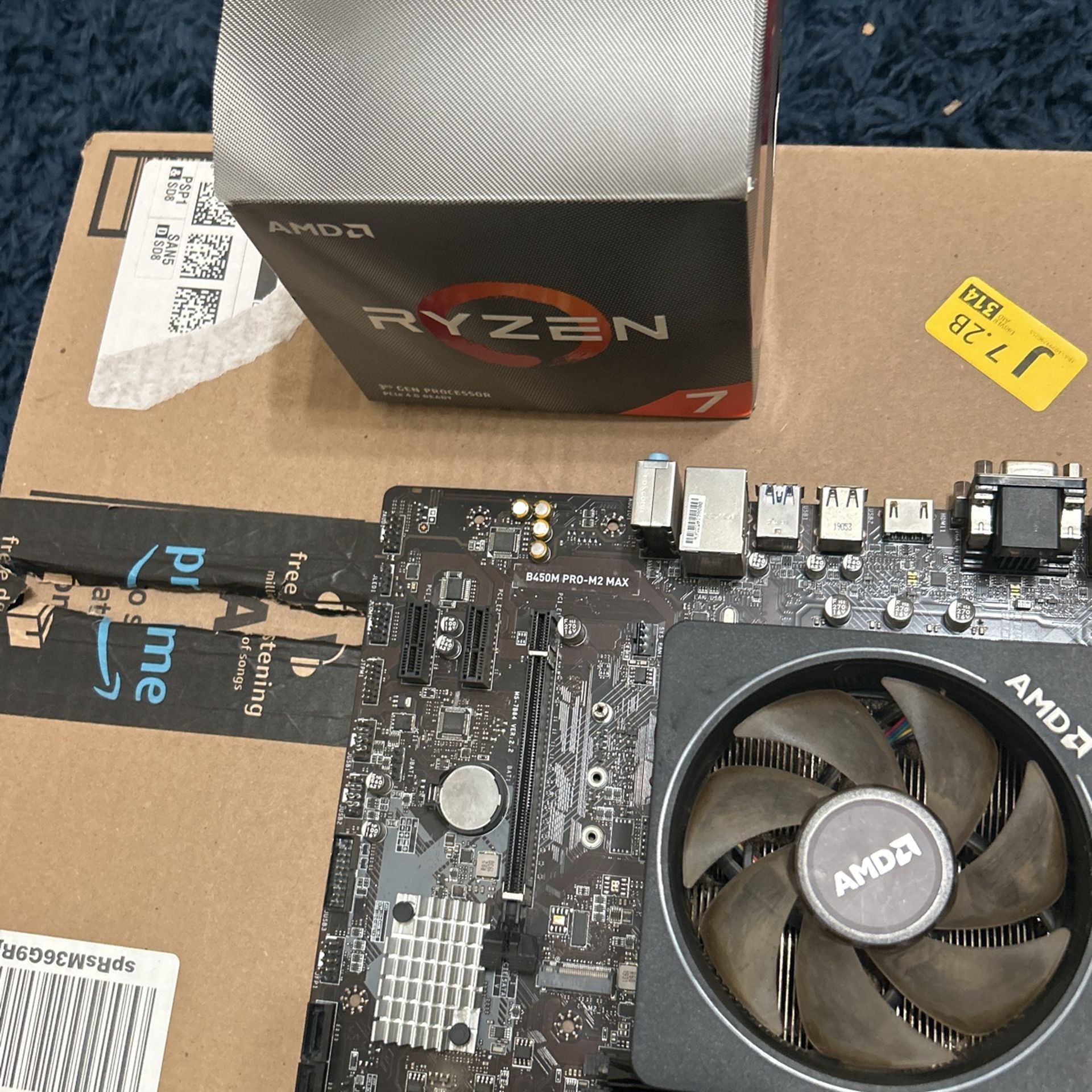 Ryzen 3700x CPU Motherboard Combo (CPU,RAM,MOBO)