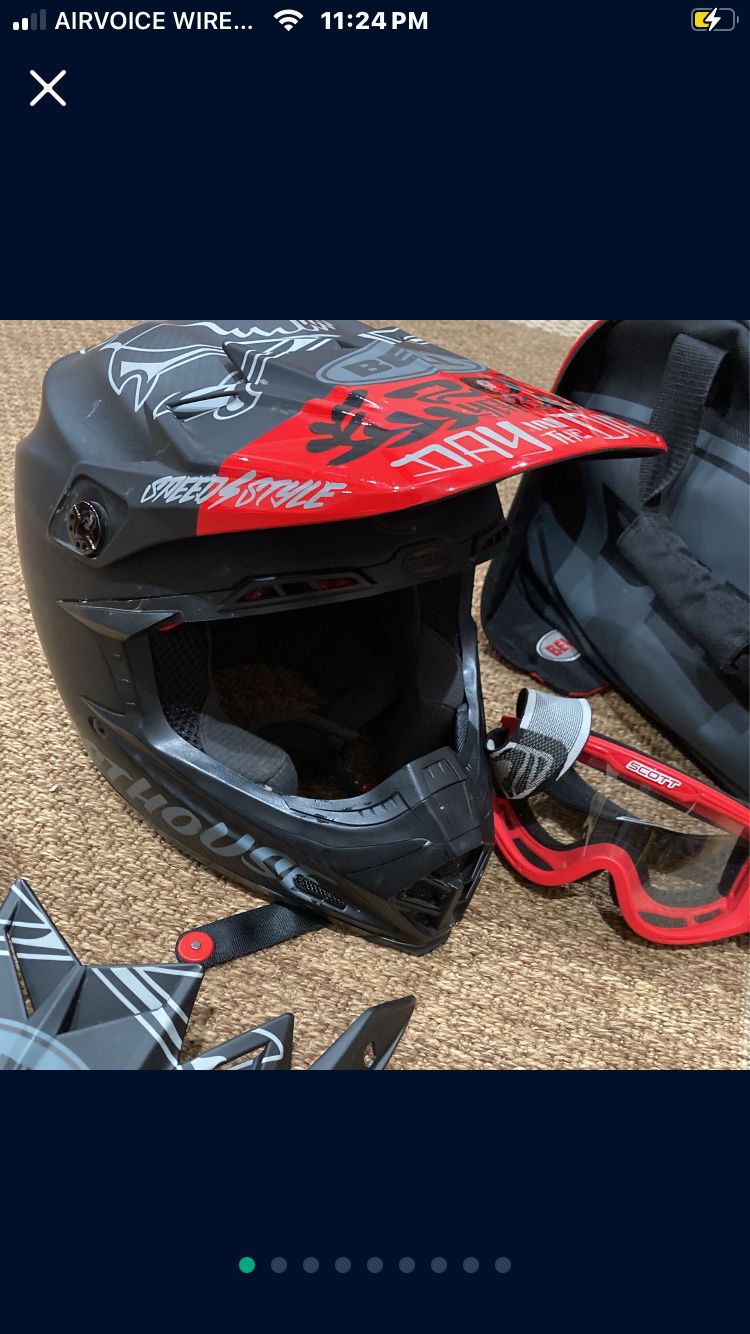 Dirt bike Helmet Set