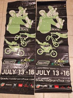 BMX motocross banners