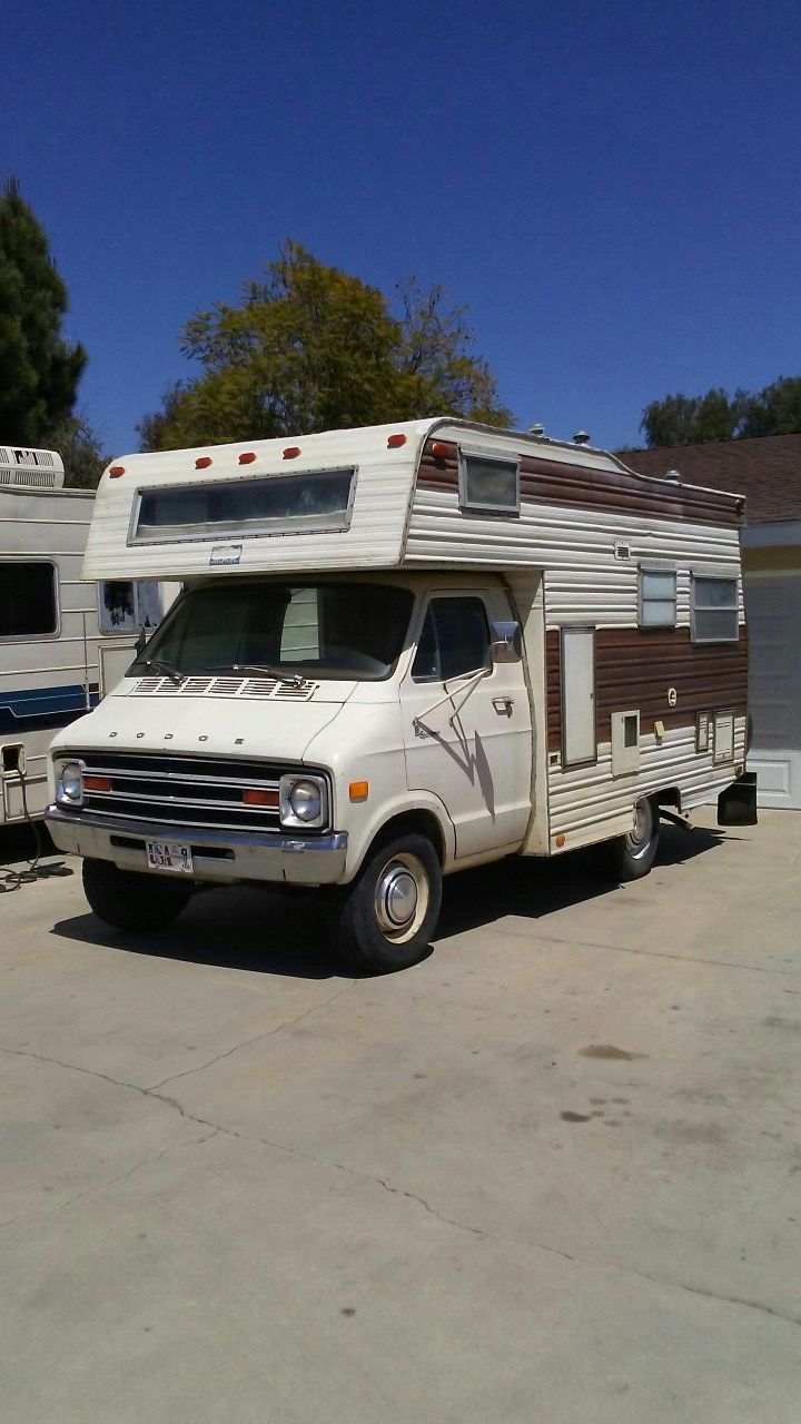 1978 Dodge mini motorhome camper Class C 15 foot