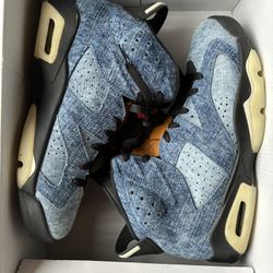 Nike Jordan Washed Denim 6s Size 8.5 