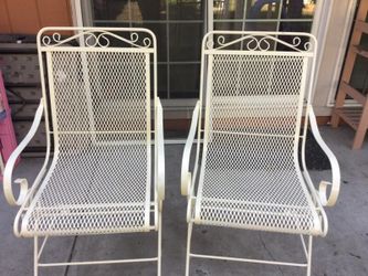 Iron Garden chairs