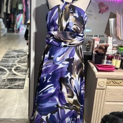NWOT Halter Style Maxi Dress