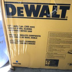 DeWALT 12inch Double Bevel Sliding Compound Miter Saw ~ Brand New!
