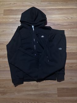 Black ALO Full zip Set