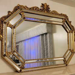 Antique Ornate Mirror 