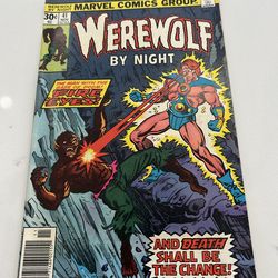Werewolf by Night #41 (Marvel Comics November 1976) Fire Eyes Appearance FN/VF