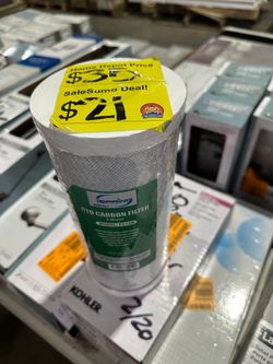 SaleSumo ISpring Water Filter CTO Carbon Filter 5 Micron Model: FC15B