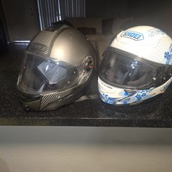 Motorcycle His And Hers Helmets