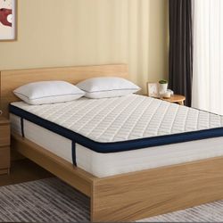 QUEEN MATTRESS - 10” Hybrid Memory Foam and Innerspring Mattress Queen Size